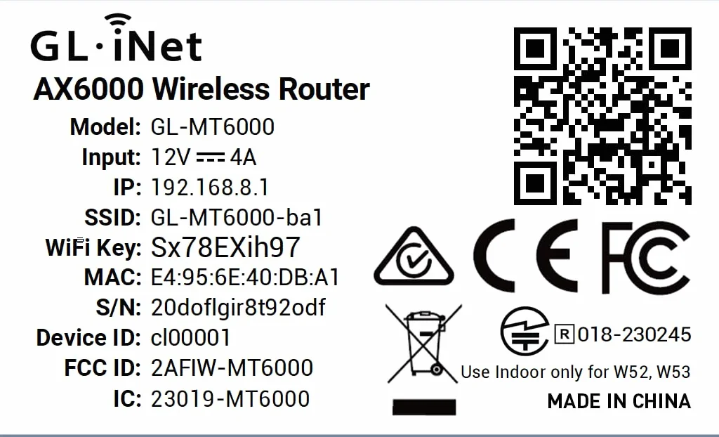 GL.iNet GL-MT6000(Flint 2) router Wi-Fi 6 | Router Wi-Fi do gier | 2 porty Multi-Gig 2,5G + 4 porty Ethernet 1G | Łączność urządzeń masowych | Szybki OpenVpn i WireGuard | 802.11ax