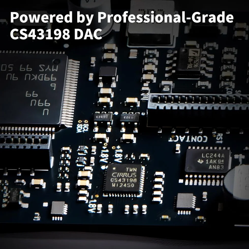 SMSL PL150 Odtwarzacz CD High Power CS43198 D/A chip, Standard/MQA-CD/HDCD, z RCA/3,5 mm i 4,4 mm wyjściem słuchawkowym/optycznym/koncentrycznym, do pojazdu/laptopa/telewizora/PC, wzmacniacza