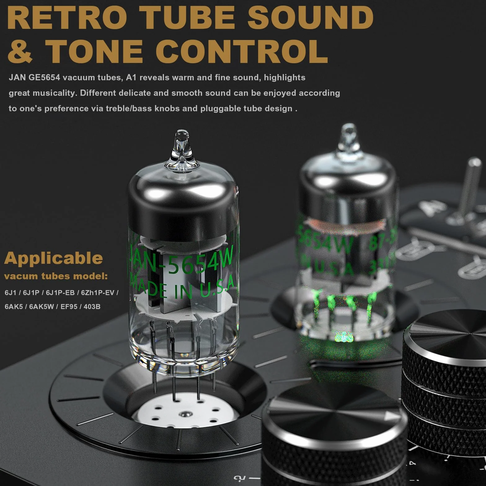 Przedwzmacniacz gramofonowy A1, wzmacniacz słuchawkowy, przedwzmacniacz audiofilski Hi-Fi do gramofonu MM z kontrolą tonów, do domowego systemu audio stereo