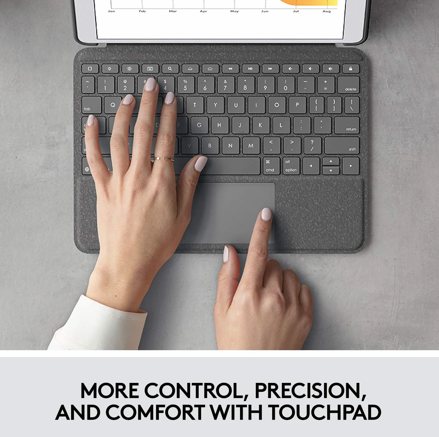 Logitech Combo Touch for iPad - UK QWERTY