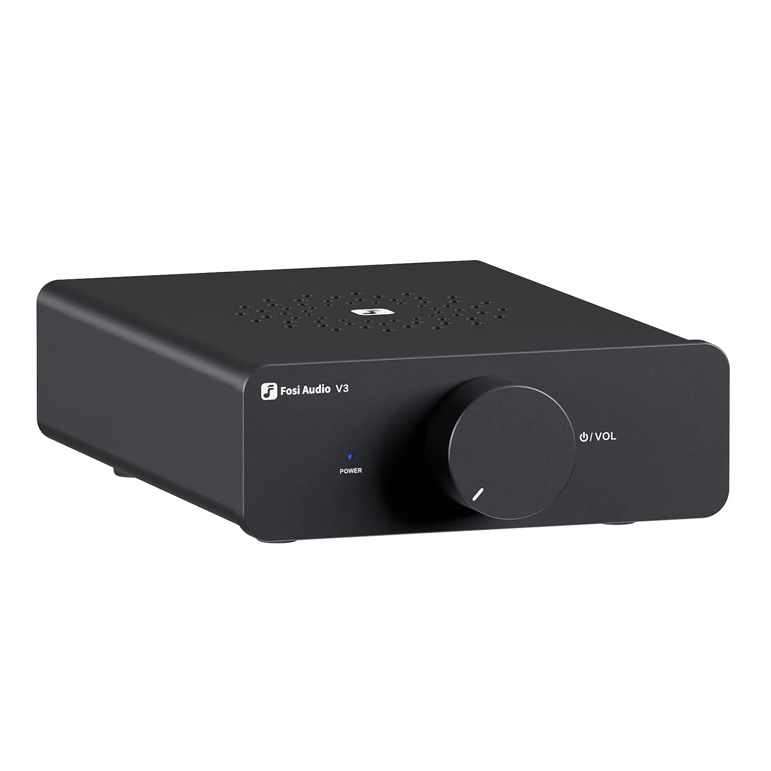 Fosi Audio Wzmacniacz HiFi V3 600 W, TPA3255 Mini 2.0CH klasa D Stereo wzmacniacz 300 W x 2, wzmacniacz do głośników, w zestawie zasilanie 48 V/5 A