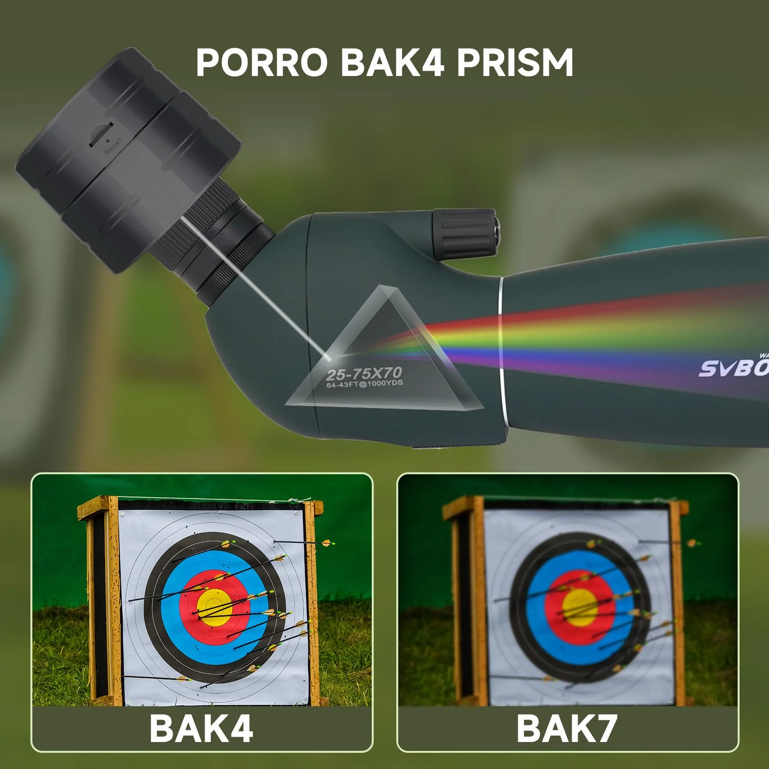 Svbony SV28PLUS 25-75x70 mm Luneta Obserwacyjne, z SC002 WiFi Kamerą, BAK4 A5 Kolorze Czerwonego Wina FMC Powłoka Obiektywu, Adapterem Telefonu Torba Na Statyw, Do Obserwacji Ptaków Fotografii