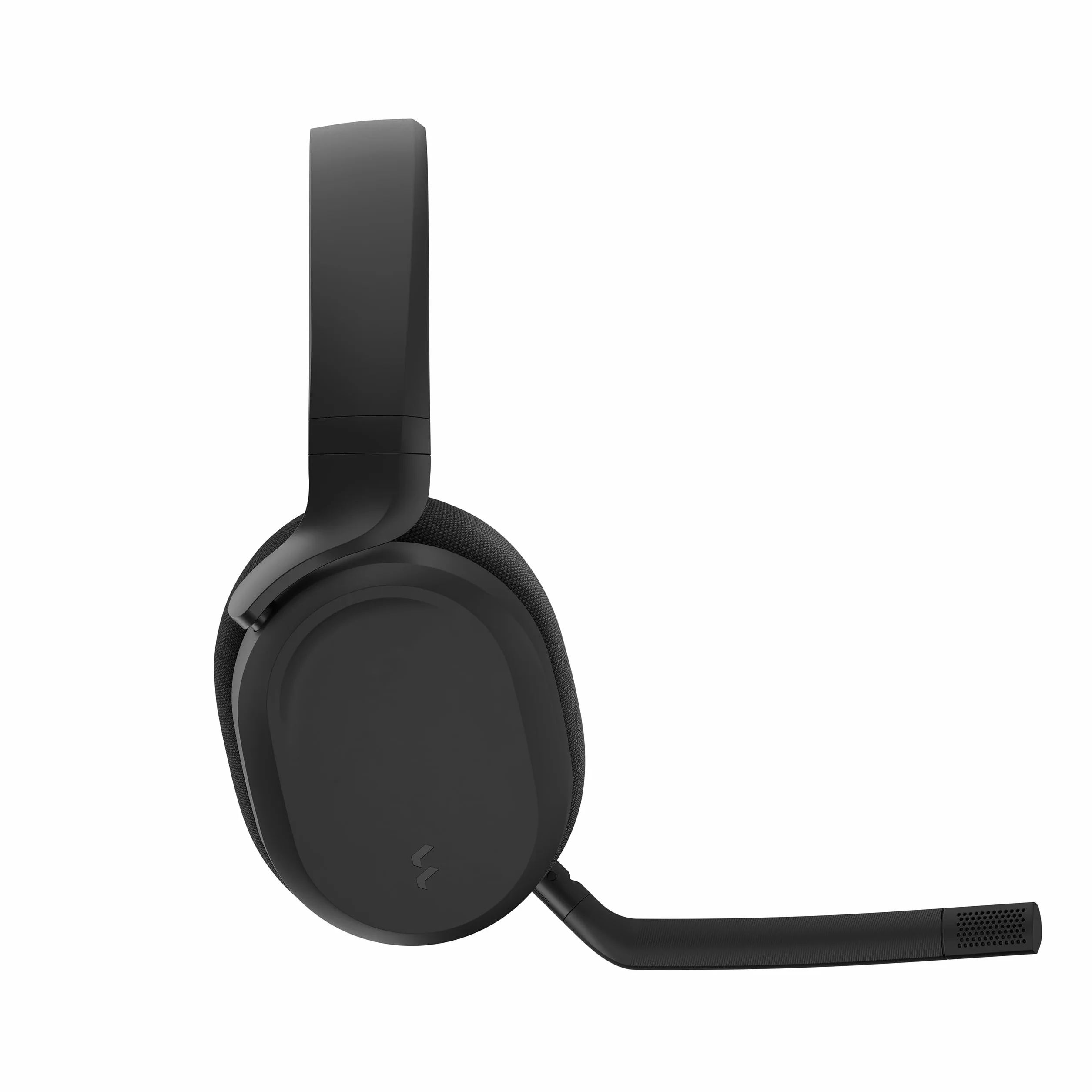 Fractal Design Scape Dark – bezprzewodowy zestaw słuchawkowy do gier komputerowych – odłączany mikrofon z redukcją szumów, żywotność baterii do 40 godzin, konfigurowalne oświetlenie otoczenia, czarny