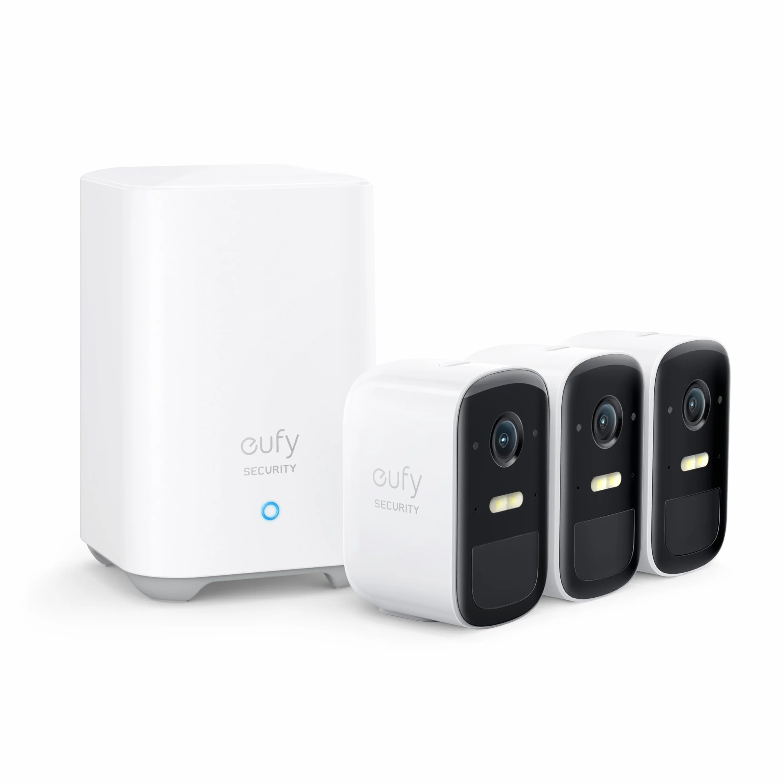 eufy Security,eufyCam 2C 2-Cam Kit,zewnętrzna kamera bezpieczeństwa,bezprzewodowy system ochrony domu z180-dniową żywotnością baterii, kompatybilność z HomeKit(odnowiona)